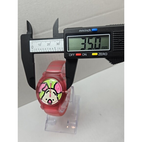 Disney Snap Kids Watch Pink Jelly Strap Quartz 30M New Battery Japan SII Movt WR - Picture 5 of 11